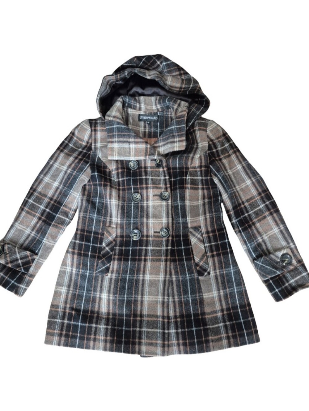 Lysepenard Womens Coat Size Small Wool/cashmere Blend
